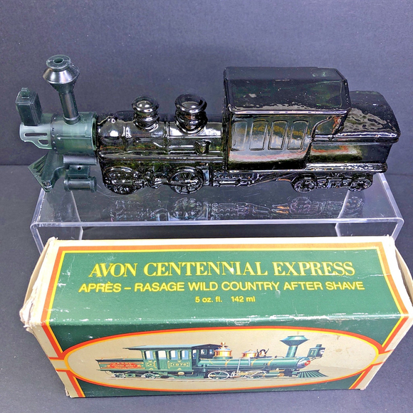 Vintage Avon Centennial Express Rasage Wild County After Shave 142ml Full CA - Picture 3 of 9